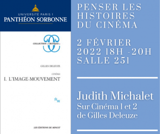Séminaire Penser les Histoires du Cinéma Judith Michalet